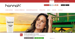 Desktop Screenshot of hannah.nl